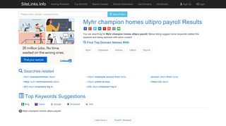 Myhr champion homes ultipro payroll Results For Websites Listing