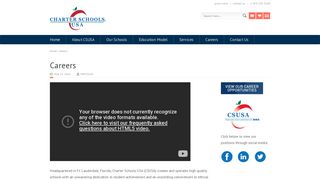 Careers - Charter Schools USACharter Schools USA