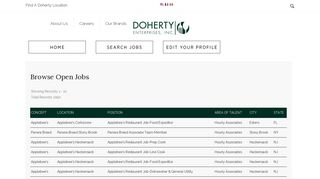 Job Board | Dohety Enterprises