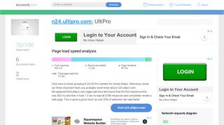 Access n24.ultipro.com. UltiPro