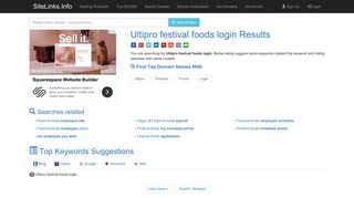 Ultipro festival foods login Results For Websites Listing - SiteLinks.Info
