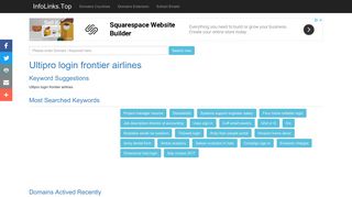 Ultipro login frontier airlines Search - InfoLinks.Top