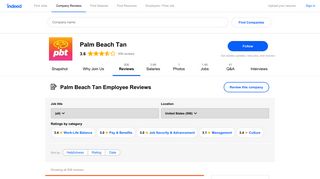 Working at Palm Beach Tan: 499 Reviews | Indeed.com