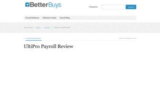 UltiPro Payroll Review – 2019 Pricing, Features, Shortcomings