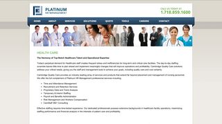 Health Care - Platinum HR Management