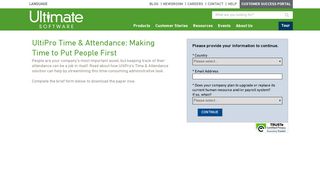 UltiPro Time & Attendance - Ultimate Software