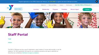Staff Portal | YMCA of Delaware