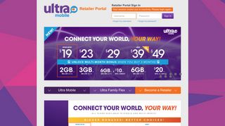 Retailer Portal - Ultra Mobile