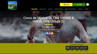 Cinco de Mjolnir ULTRA VIKING 8 HOUR /10k (Stage 2) - RunSignup