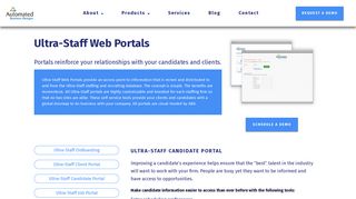 Ultra-Staff Candidate Portal - ABD