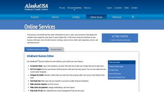 Online Access for your Business account - Alaska USA
