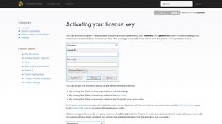 Activating your license key - UltraEdit Wiki