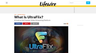 What Is UltraFlix? - Lifewire