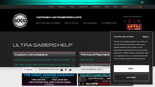 Our Help and Support | Light Saber | Star Wars Lightsaber | Ultra Sabers