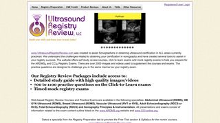 Ultrasound Registry Review