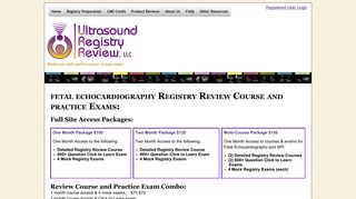 New User Registration - Ultrasound Registry Review