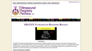 OB GYN Ultrasound Registry Review