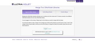 Merge Two UltraViolet Libraries | UltraViolet
