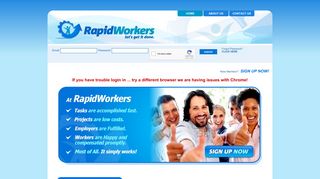 RapidWorkers: Make money online