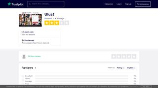 Ulust Reviews | Read Customer Service Reviews of ulust.com