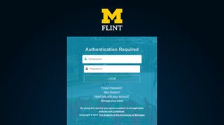 Blackboard (UM-Flint) - University of Michigan-Flint