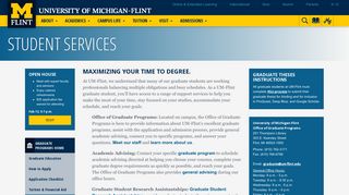 Student Services | University of Michigan-Flint
