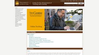 online teaching resources - University of Manitoba - Centre for the ...