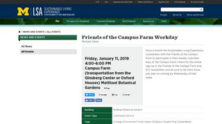 Friends of the Campus Farm Workday | U-M LSA Sustainable Living ...