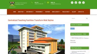 AfDB HEST - PDD - Makerere University