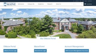 myUMaine Portal - The University of Maine - University of Maine