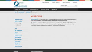 My UMS Portal - University of Maine System