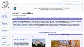 Portal:University of Maine - Wikipedia