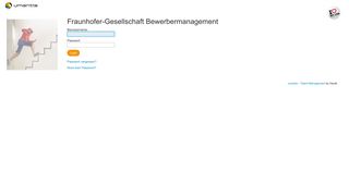 Login | Fraunhofer-Gesellschaft Bewerbermanagement | umantis ...