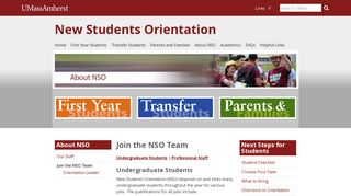 Join the NSO Team | New Students Orientation | UMass Amherst