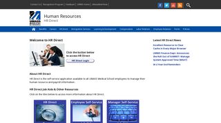UMass Medical School HR - HR Direct Information for Employees