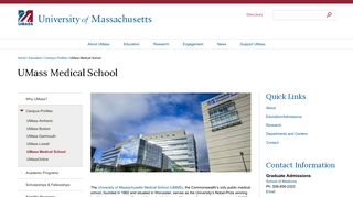 UMass Medical School | University of Massachusetts