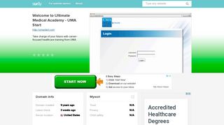 umastart.com - Welcome to Ultimate Medical Ac... - UMA Start - Sur.ly