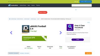 Download uMAXit Football 2.4 free APK Android - AndroidOut