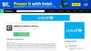 uMAXit Football for iOS - Free download and software reviews - CNET ...