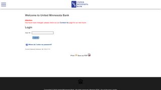 Login - United Minnesota Bank