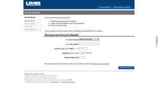 UMB Online Banking: Self Enrollment - UMB Bank