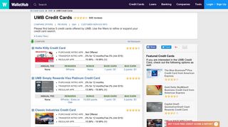 UMB Credit Cards: Reviews, Latest Offers, Q&A, Customer Service Info