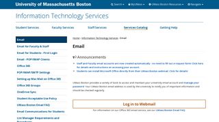 Email - University of Massachusetts Boston - UMass Boston