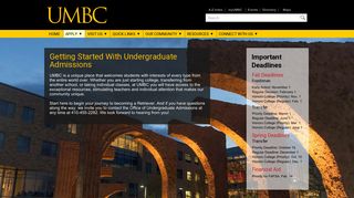 Apply - UMBC: Undergraduate Admissions