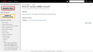 How do I access UMBC's Gmail? - Find Help (FAQs) - UMBC Wiki
