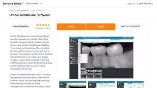 Umbie DentalCare Software - 2019 Reviews, Pricing & Demo