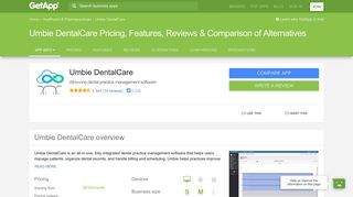 Umbie DentalCare Pricing, Features, Reviews & Comparison of ...