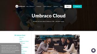 Umbraco Cloud | Cloud based ASP .NET open source CMS