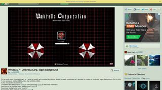Windows 7 - Umbrella Corp. logon background by red-CODE on ...