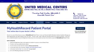 UMC Online Patient Portal: Online Patient Portal at United Medical ...